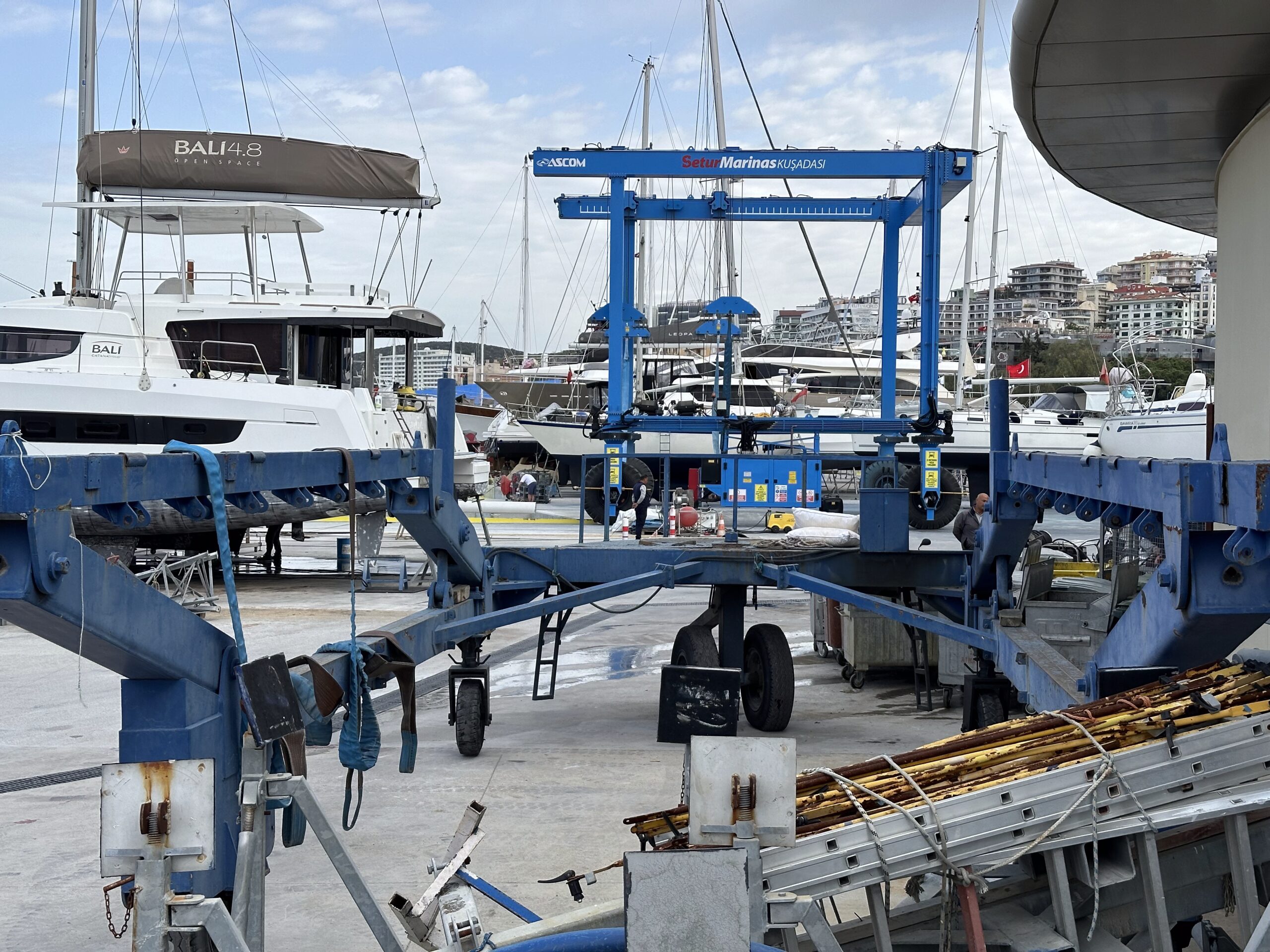 Yellow Steel Framework